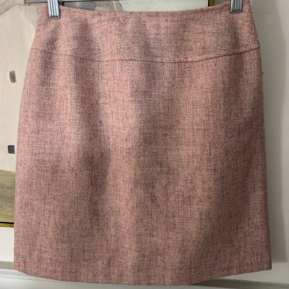 GERONIMO By Stephen DiGeronimo Womens Pink Wool Blend Blazer Skirt Set Size 6 - Picture 3 of 6
